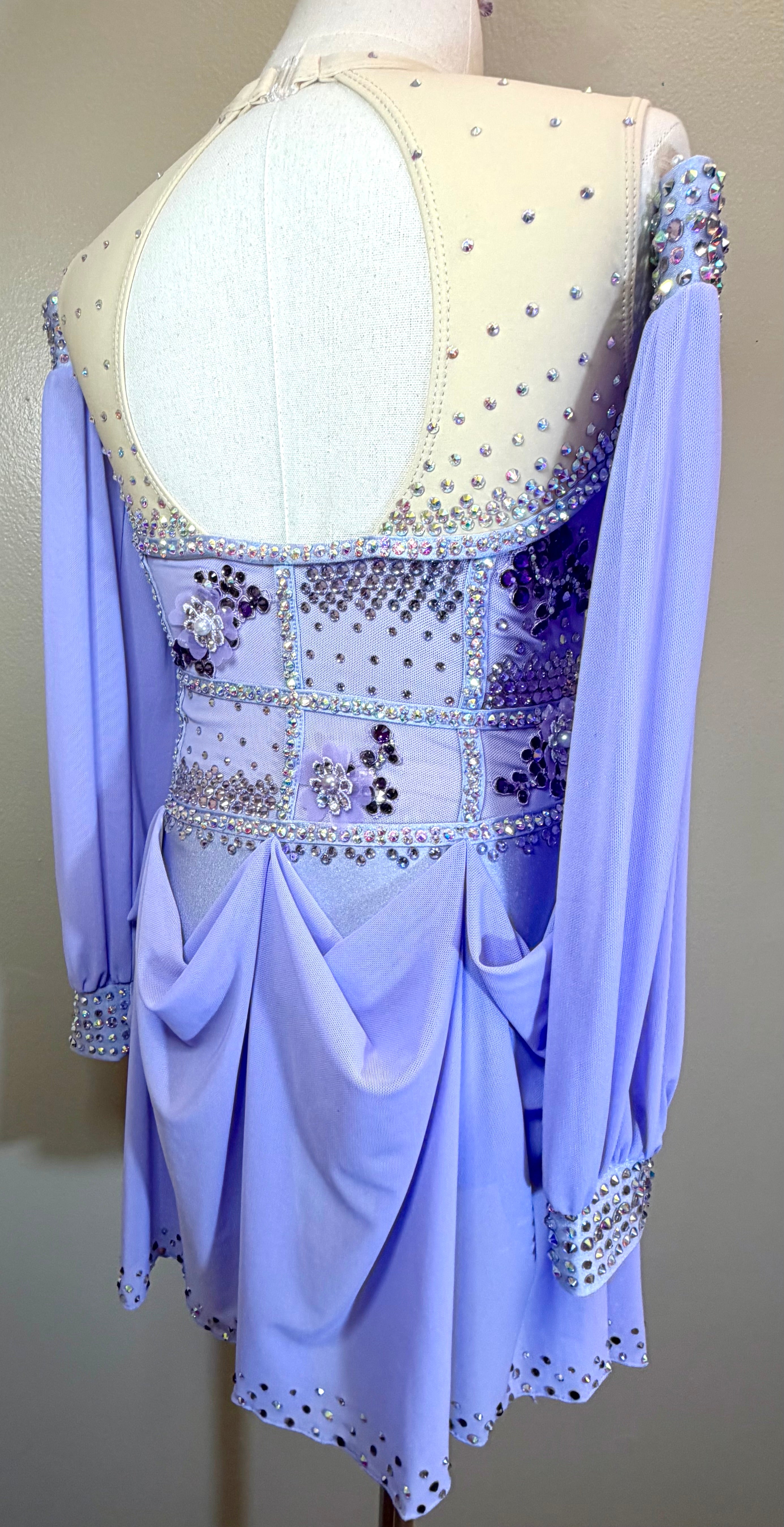 Child Intermediate/Medium Purple Lyrical Dance Costume