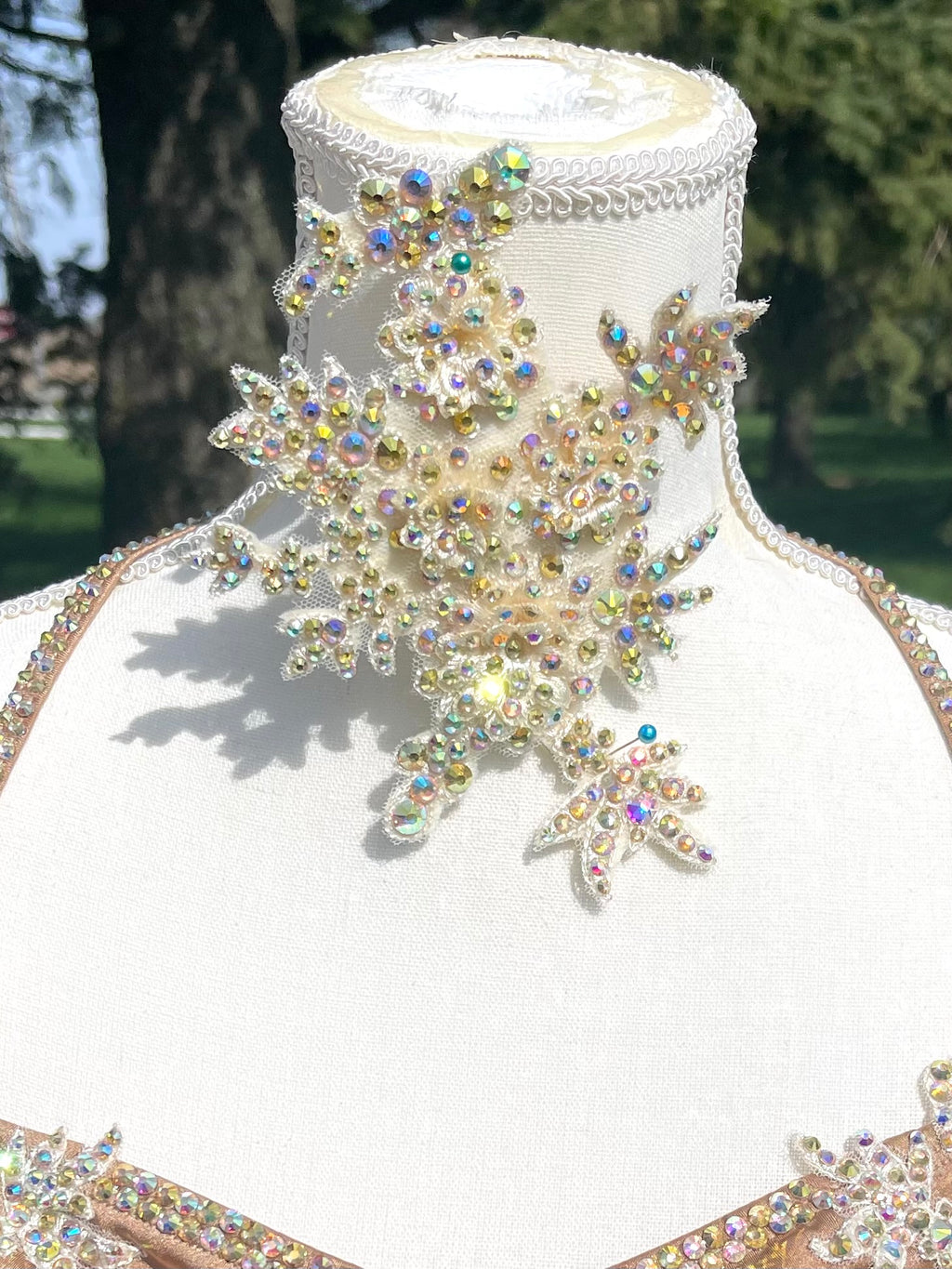 AM/L Gold Lyrical Dance Costume