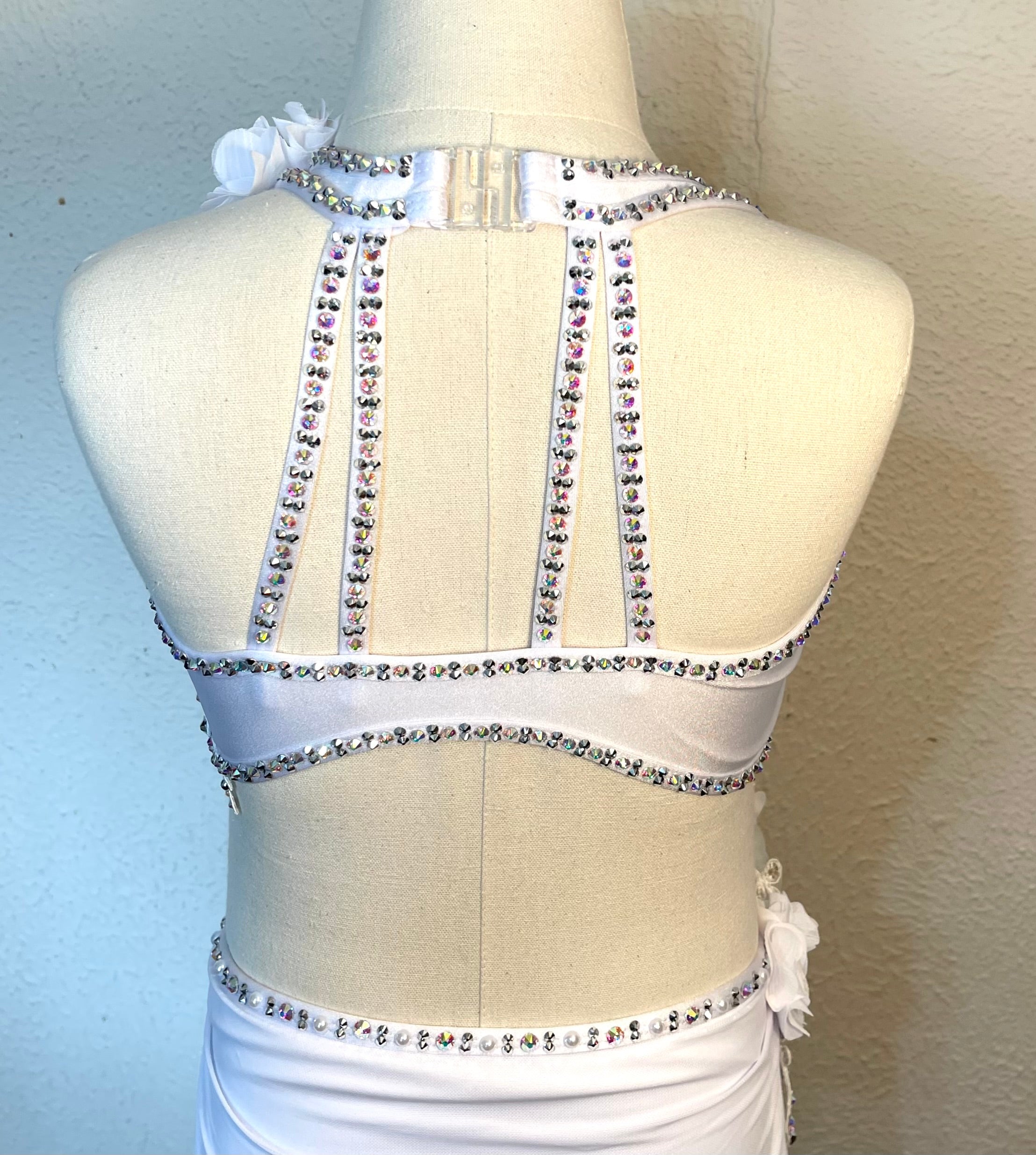 Child Medium/Large White Lyrical Dance Costume