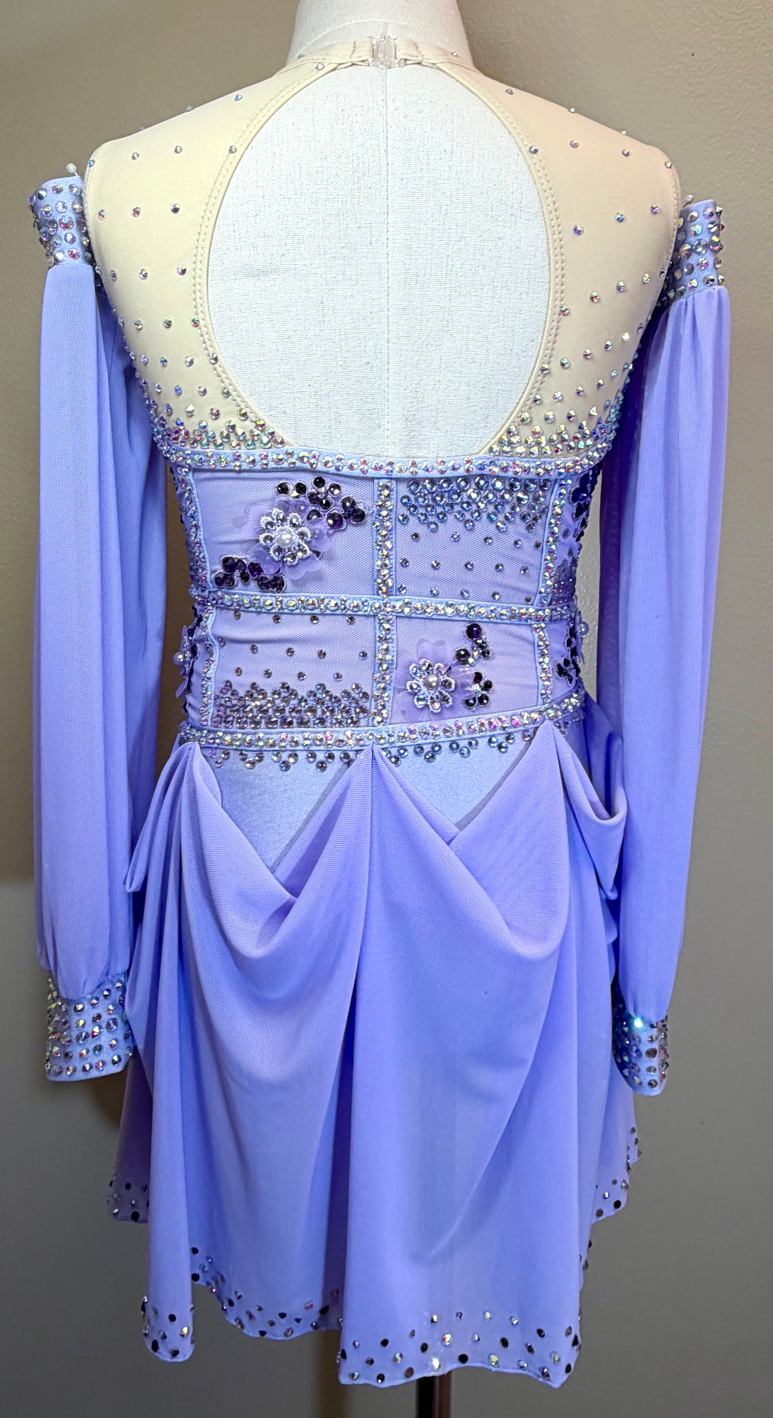 Child Intermediate/Medium Purple Lyrical Dance Costume