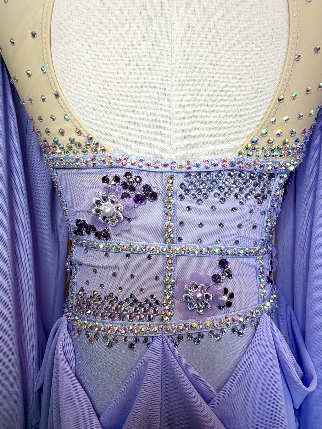 Child Intermediate/Medium Purple Lyrical Dance Costume