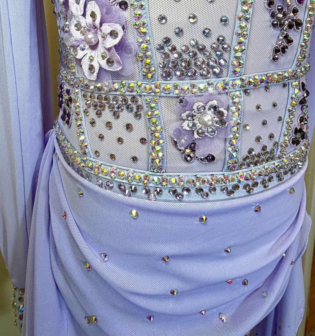 Child Intermediate/Medium Purple Lyrical Dance Costume