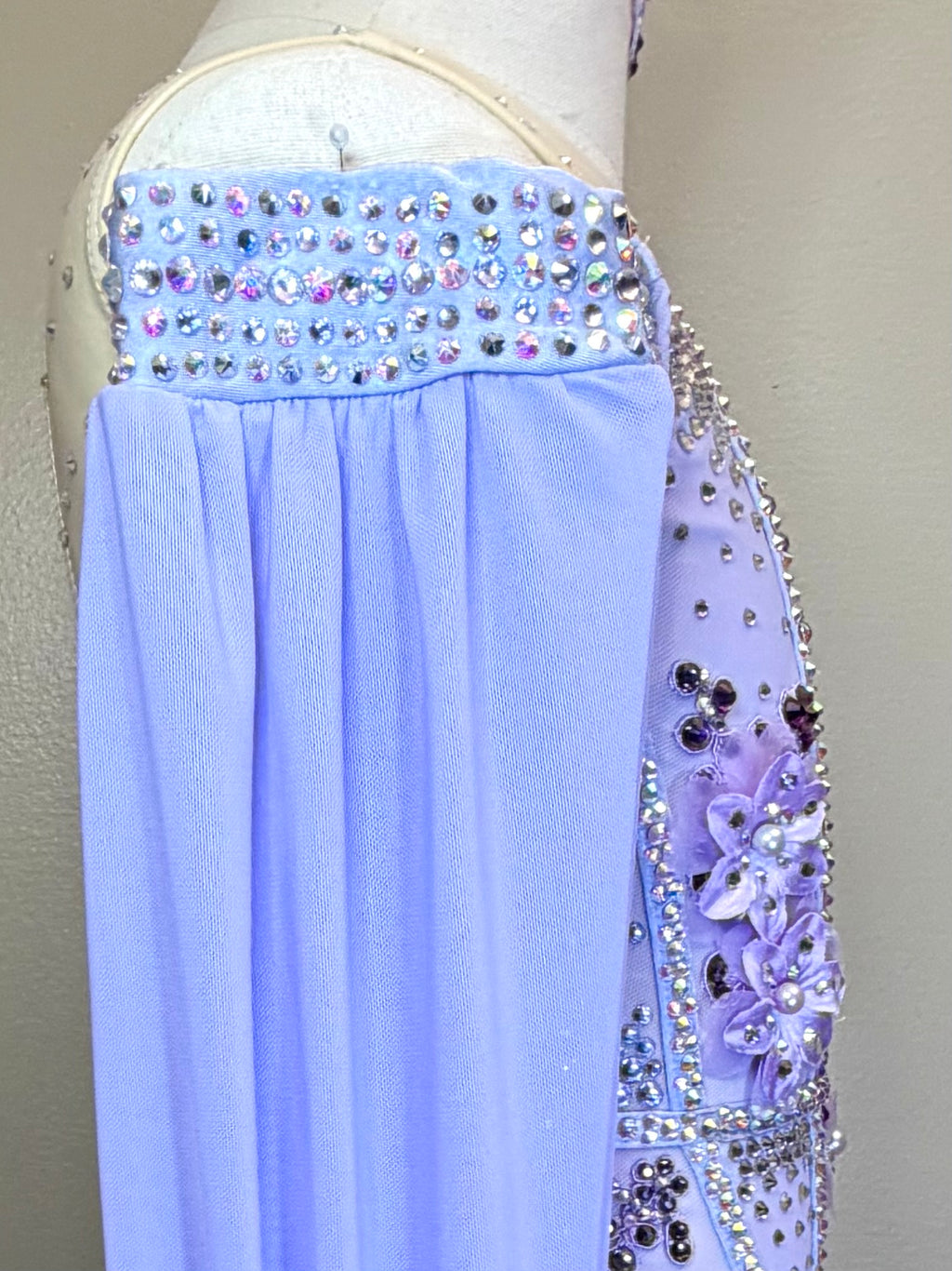 Child Intermediate/Medium Purple Lyrical Dance Costume