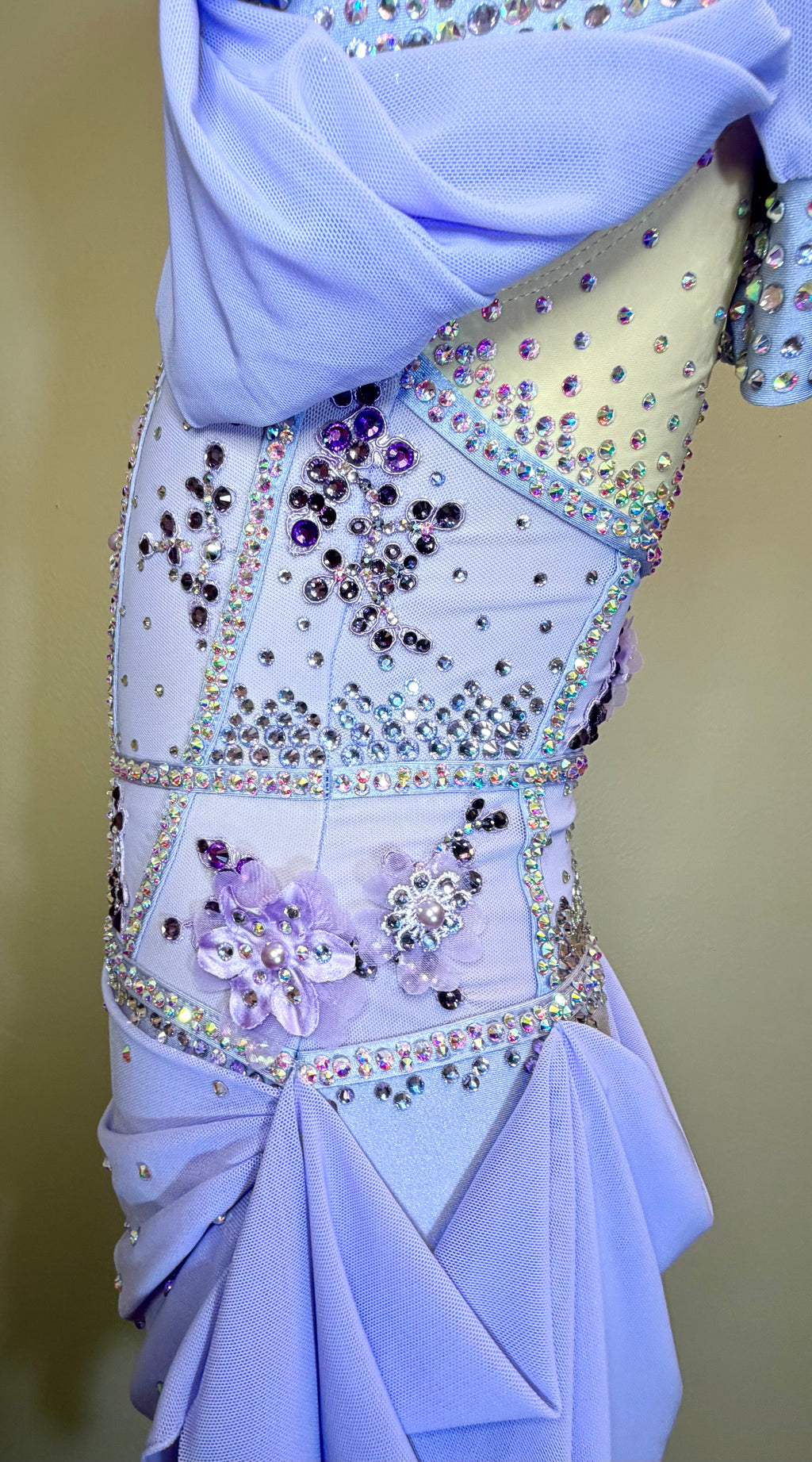 Child Intermediate/Medium Purple Lyrical Dance Costume