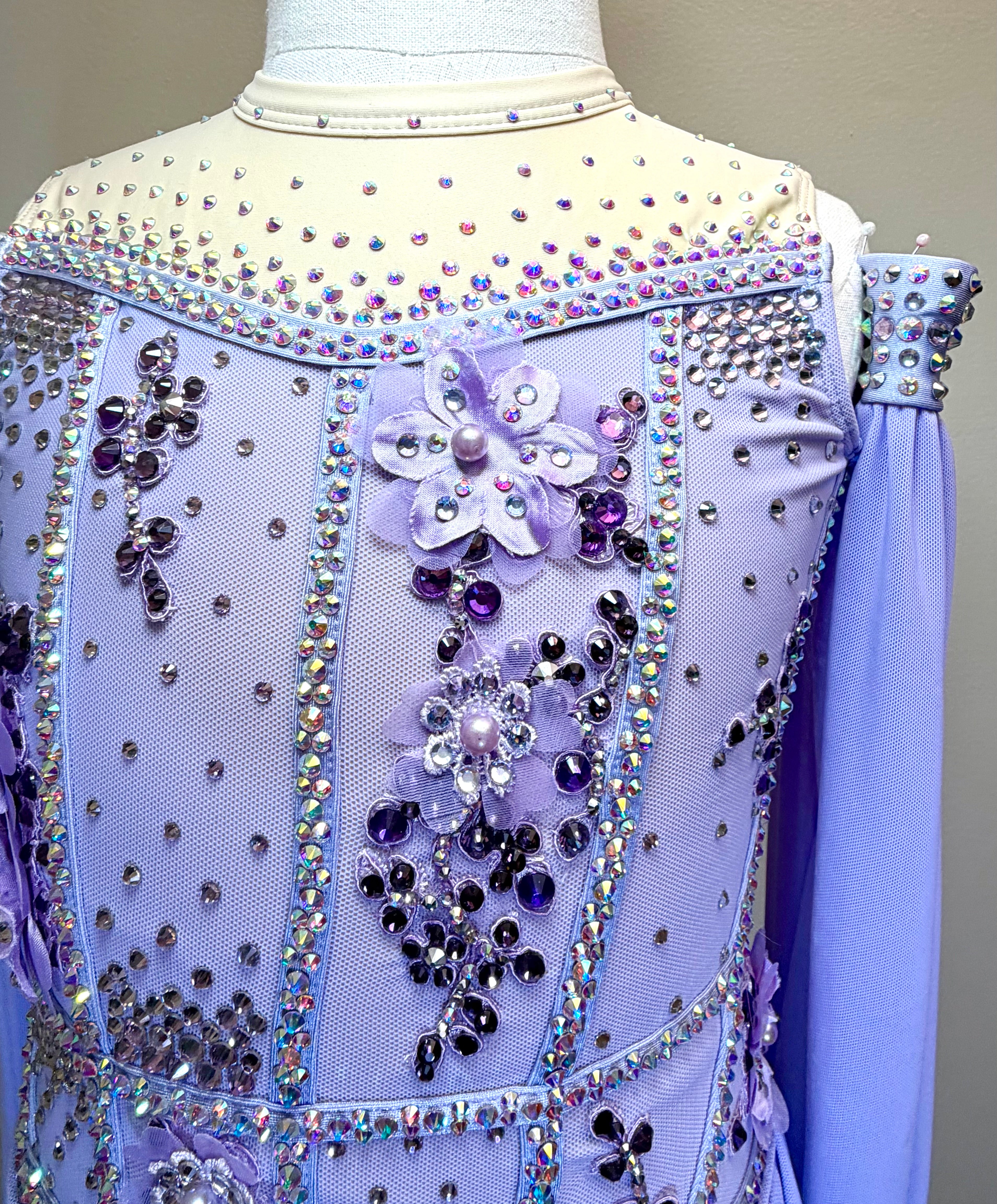 Child Intermediate/Medium Purple Lyrical Dance Costume