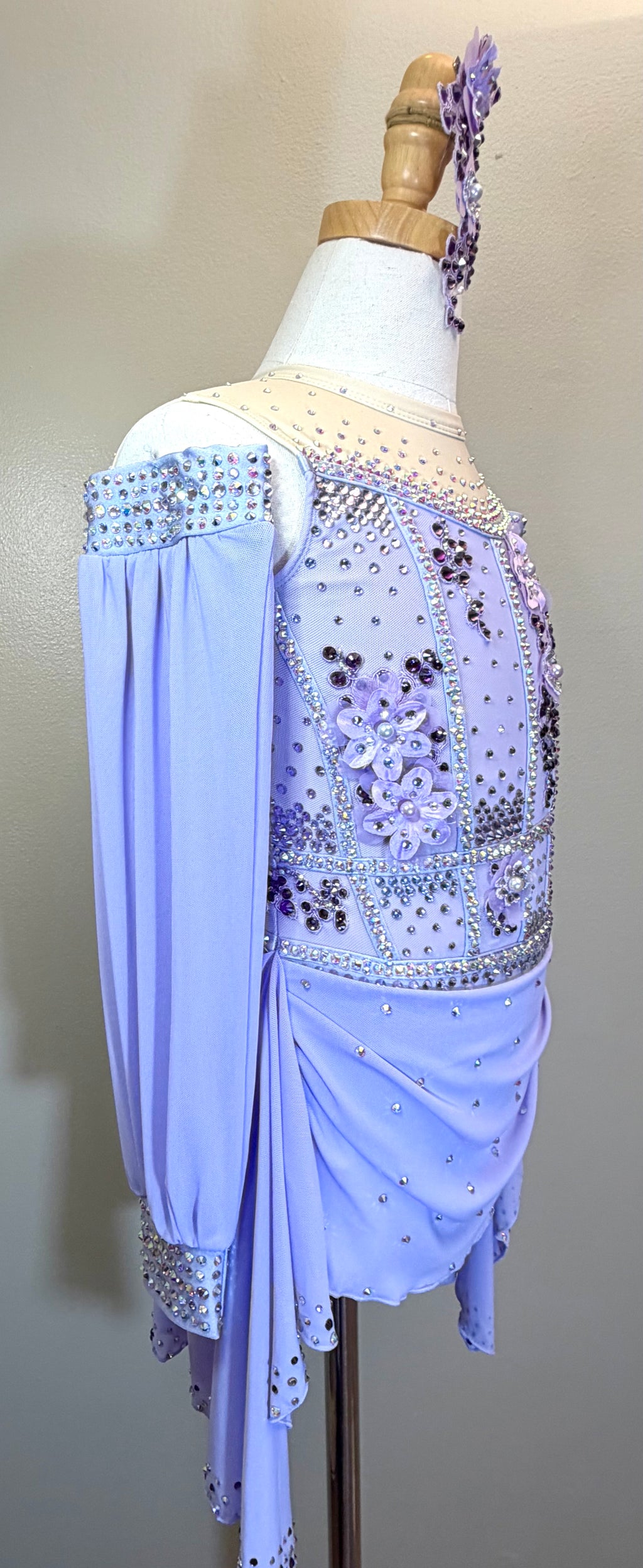 Child Intermediate/Medium Purple Lyrical Dance Costume