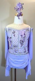 Child Intermediate/Medium Purple Lyrical Dance Costume