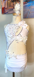 Child Medium/Large White Lyrical Dance Costume