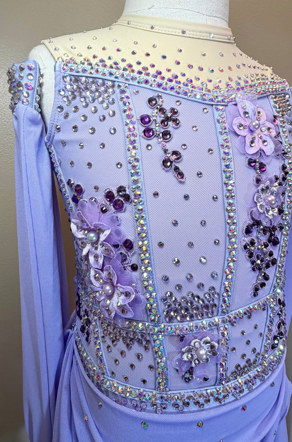 Child Intermediate/Medium Purple Lyrical Dance Costume